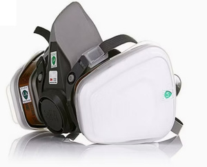 Kit d'assemblage de respirateur 3M 620P pour gaz et vapeurs, masque à gaz 6200 pour peinture au pistolet, anti-poussière, produits chimiques, pesticides, <span class=keywords><strong>charbon</strong></span> <span class=keywords><strong>actif</strong></span> - Product Image 3