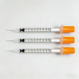 <span class=keywords><strong>Jeringa</strong></span> Veterinaria Afalite para Inyección de Insulina, con Aguja Ultrafina de PP Naranja de Grado Médico, Esterilizada y Empaquetada Individualmente, para Caballos - Product Image 2