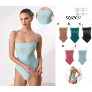 HDJ Plus Size One Piece Swimsuit Tummy Control <b>Conservative</b> Beachwear Sexy Monokini Bathing Suit 66728 - Product Image 1