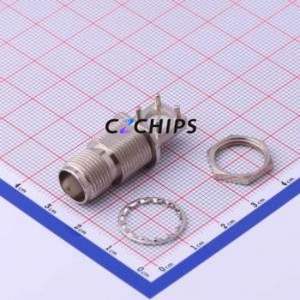 DOSIN-802-0028 RF Coaxial Connector Through hole Component (THT) Connector Board-to-Board 1 3GHz TNC - Product Image 1