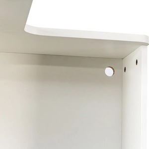 Estantería de Esquina de 5 Niveles, Resistente, de 71.8'' de Alto, en Forma de L, con Luces LED, de Madera, para Almacenamiento, de CARB P2 Flat Pack Factory Supplier Wholesale - Product Image 6