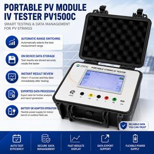 Analyseur <span class=keywords><strong>de</strong></span> <span class=keywords><strong>courbe</strong></span> solaire photovoltaïque portable haute précision avec conversion STC - Product Image 1
