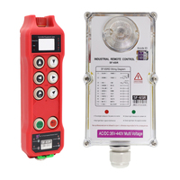 Télécommande radio 6 boutons avec émetteur et récepteur pour grue à tour, palan à chaîne et camion