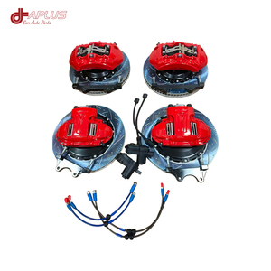 Étriers de frein avant AMG 6POT, disques de frein 390 mm, étriers arrière F55R 4POT avec frein à main électronique, disques de frein 380 mm pour Mercedes E43. - Product Image 1