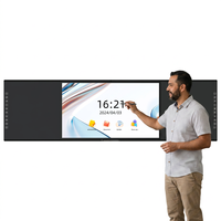 Tableau numérique intelligent EIBOARD 96 pouces AI, écran tactile infrarouge 4K LED, pour l'enseignement en classe, OEM