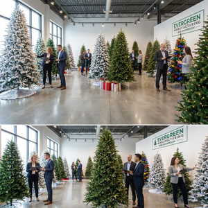 Sapin de Noël LED intelligent multi-mode, haute qualité, installation rapide, articulé, 100% PE, réaliste, télécommandé, écologique - Product Image 5