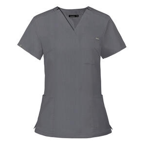 Vêtements d'hôpital Polyester Rayonne Spandex Femme Médical Personnalisé Femme et Homme Médecin Scrubs Uniformes - Product Image 6
