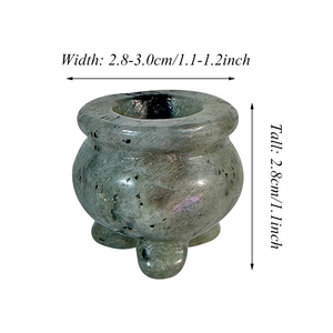 Offre Spéciale de haute qualité naturel sculpté à <span class=keywords><strong>la</strong></span> main guérison pierre précieuse artisanat cristal encensoir <span class=keywords><strong>poche</strong></span> sculpture pour <span class=keywords><strong>la</strong></span> décoration de <span class=keywords><strong>la</strong></span> maison cadeaux - Product Image 6