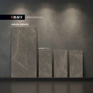 Super Luxury 800x1600mm Glossy Marble Look Porcelain <b>Tiles</b> Premium Large Format Floor And Wall <b>Tiles</b> India - Product Image 4