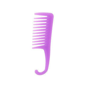 Colorful <b>wide</b>-toothed <b>comb</b> for long hair, parting <b>comb</b>, men's and women's plastic <b>comb</b> for home use. - Product Image 1
