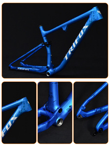 <span class=keywords><strong>Cadre</strong></span> de <span class=keywords><strong>VTT</strong></span> <span class=keywords><strong>TRIFOX</strong></span> T800 entièrement en carbone léger 29er XC à suspension intégrale avec freins à disque pour la course sur sentier - Product Image 6