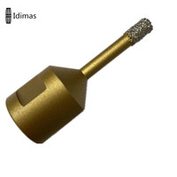 Forets diamantés brasés sous vide Idimas M14 pour carrelage dur et maçonnerie avec garantie de 3 ans