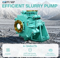 Pompe à boue en alliage à haute teneur en chrome pour le transport des résidus miniers en exploitation ouverte et la décharge de boue de moulin minier souterrain