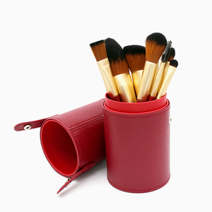 <b>Red</b> 10 Pcs Makeup Brush Set Soft Foundation Powder <b>Blush</b> Cosmetic Brushes Luxury Beauty Makeup Tool Kit - Product Image 3