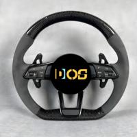 Volant complet en fibre de carbone LED pour Volkswagen Golf 7.5 GTI MK7, VW Polo GTS GTD GTE R, Passat CC R-Line, Jetta