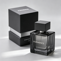 Flacon de parfum haut de gamme 50 ml, flacon de parfum 100 ml vide avec emballage boîte