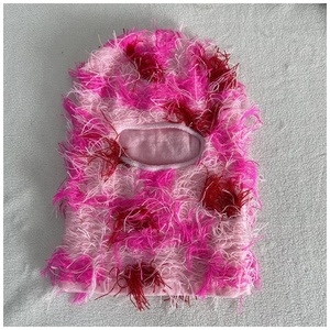 Balaclava en tricot unisexe, chapeau jacquard, style européen et américain, hip-hop, automne-hiver, cyclisme en plein air, chaud pour adulte - Product Image 4