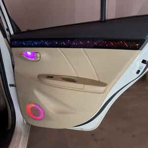 Juego de Luces Ambientales Interiores para Automóvil TMPRO de 64 Colores, Compatible con Toyota Vios/Yaris 2013-2022, Symphony LED, Accesorios de Actualización para Automóvil - Product Image 5