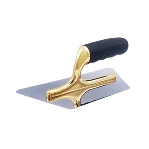 New Gold-Plated Stainless Steel Art Spatula Wholesale Rounded-<b>Edge</b> Thickened Coating Tool Diatomaceous Earth Mj-36 Stainless - Product Image 2