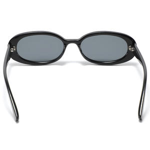 Gafas de Sol Ovaladas Conchen, Montura Negra de PC, Protección UV400, Unisex, Moda, para Salir - Product Image 4
