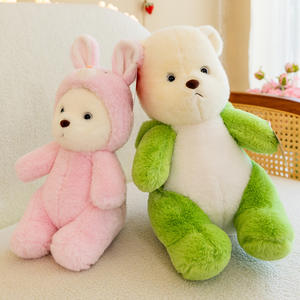 Greenmart promosi mainan beruang Teddy kustom lucu Plushie untuk hadiah Hari Valentine dengan MOQ rendah - Product Image 3