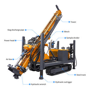 Csrc350 Geological Core Drill Rig Machine Max 350m RC Drill Rigs con componentes de motor y caja de cambios - Product Image 5