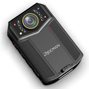 Caméra corporelle 4K 1296P HD GPS WiFi avec chargeur d'amarrage à vision nocturne IR Caméra corporelle de sécurité pour application de la loi