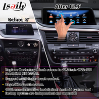 Écran multimédia Android Lsailt avec Carplay pour Lexus RX Knob RX350 RX450h RX200t RX300 2016-2019