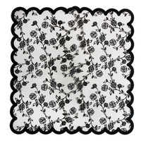 Papier d'emballage pour fleurs de style ballet avec bordure en dentelle, papier d'emballage pour bouquets de fleuristes pour les fleuristes