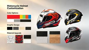 Casco de Motocicleta Universal 2025, Personalizable, Diseño Alienígena Plateado, para Hombre y Mujer, para las Cuatro Estaciones - Product Image 4