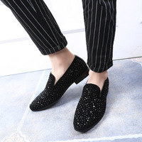 Chaussures habillées en cuir PU italien noir pour homme, originales, pour soirée, Alibaba-Peru 2022