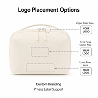 Bolsa de Accesorios Digitales con Logotipo Personalizado para Banco de Energía, Ratón, Organizador de Viaje Taslon, Resistente al Agua, Gran Capacidad, Estuche para Documentos