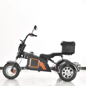 Triciclo eléctrico de 3 ruedas para adultos y ancianos, Scooter para discapacitados
