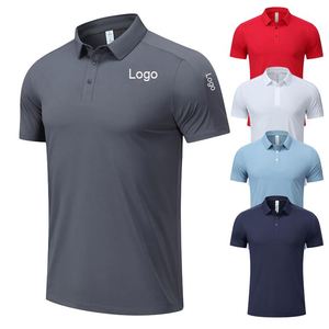 Maillot de sport léger et respirant pour homme, séchage rapide, haute qualité, avec logo brodé personnalisé, idéal pour la gym, la course et le golf - Product Image 1
