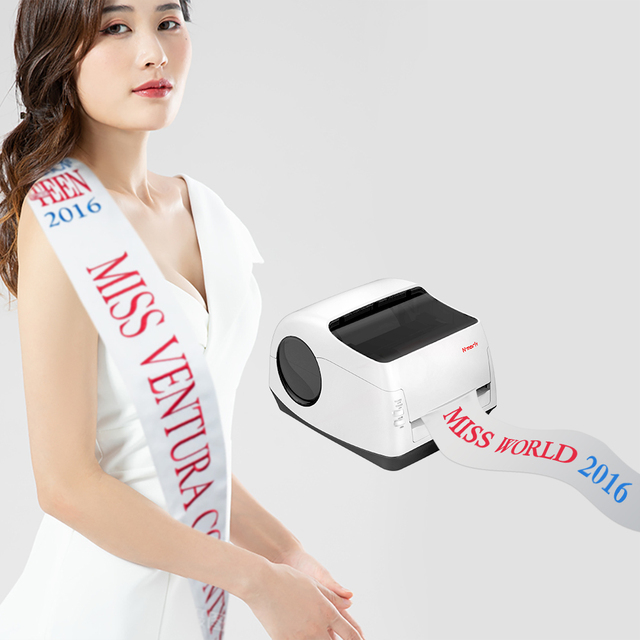 N-mark 2024 Taffeta, Garment Label, Banner, Packing, Flower Satin Ribbon Printing Machine Hot Stamping Foil Digital Printer