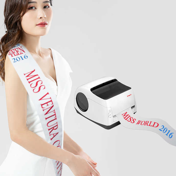 N-mark Digital Foil Satin Ribbon Printing Machine for Flower Shop Using ...
