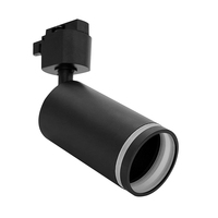 Zan-Lighting Projecteur sur rail en aluminium magnétique à focalisation réglable COB LED Or Laiton GU10/MR16/G5.3 Boîtier de fixation 2700K-6500K CRI 90