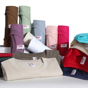 T-shirt da Lavoro Taglie Forti con Stampa Logo, Magliette Sportive da Uomo 100% Cotone Pesante Lavorato a Maglia, Girocollo, Spalle Cadenti - Produttore - Product Image 2