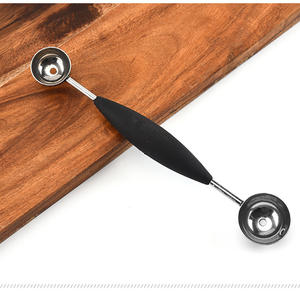 Proveedor de China de 20 años, herramientas de cocina WALLAND, melón negro Baller con cuchara de dos lados - Product Image 6