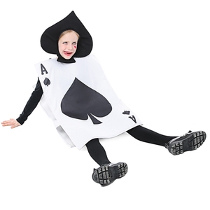Disfraces de Halloween Alice Fantasy puesta en escena Unisex padre-hijo Poker naipes <span class=keywords><strong>Ace</strong></span> of Spades disfraz para niños adultos - Product Image 6