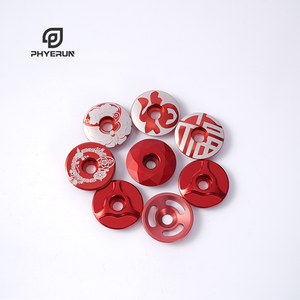 Customized <strong>logo</strong> Various Colors Anodized Aluminum Bike Accessories CNC Turning <strong>Machining</strong> - Product Image 2