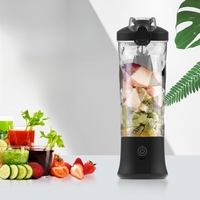 Mixeur Portable Emerit 600ml 2026 avec 6 Lames Ultra-Aiguës pour Shakes et Smoothies, Mini-Mixeurs Personnalisables pour Voyage et Maison