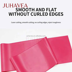 Bande de résistance plate à haute élasticité en TPE pour le yoga, équipement d'entraînement musculaire, bande d'étirement pour la pratique du yoga, vente en gros - Product Image 3