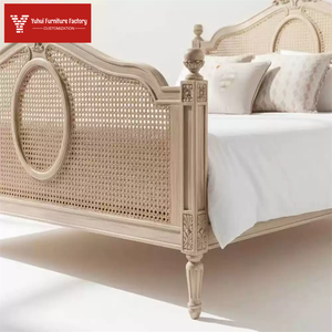<span class=keywords><strong>Letto</strong></span> <span class=keywords><strong>in</strong></span> <span class=keywords><strong>Legno</strong></span> di Quercia <span class=keywords><strong>Massello</strong></span> Stile Retrò Francese, <span class=keywords><strong>Letto</strong></span> <span class=keywords><strong>Matrimoniale</strong></span> con Fiori Intagliati Antichi, <span class=keywords><strong>Letto</strong></span> di Alta Gamma e Leggero - Product Image 4
