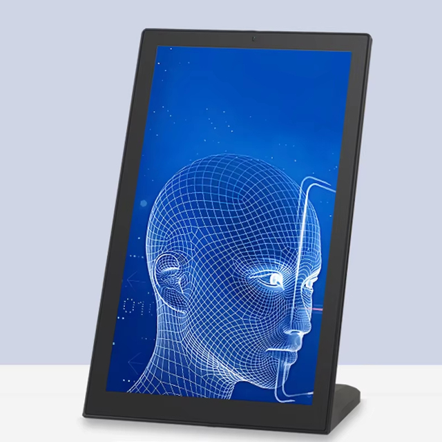 15.6" Vertical L Shape Android Touch Terminal RK3576S 4GB+32GB Capacitive Touch Desktop Smart Tablet With RJ45 Camera Mic