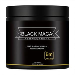 Ekstrak Maca Hitam Alami 40:1 120 Kapsul Suplemen Makanan untuk Pria Ashwagandha 47000mg Formula Ultra Terkonsentrasi - Product Image 5
