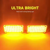 Feux de signalisation LED stroboscopiques rouges et bleus de haute qualité 12V/24V, universels pour voitures, camions, remorques et casernes de sécurité