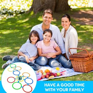 <span class=keywords><strong>Juego</strong></span> de rayuela para <span class=keywords><strong>niños</strong></span> 10 anillos 4 bolsas de frijoles 15 conectores actividad deportiva aros Clips <span class=keywords><strong>Twister</strong></span> Rayuela <span class=keywords><strong>juego</strong></span> activo multicolor - Product Image 2