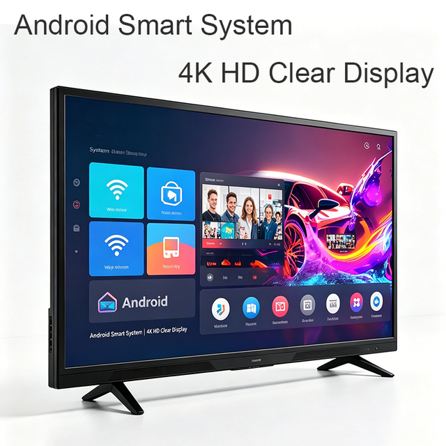 Super Hot Selling High Quality Smart LED TV 50 Inches Hotel TV Android12 1.5+8G UHD  With Frame TV
