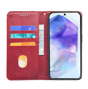 Funda de Cuero para Teléfono Móvil A25E, Funda Protectora con Tapa Abatible de Piel de Becerro A16, Funda de Cuero A15 con Soporte para Teléfono Móvil - Product Image 2